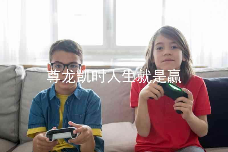 尊龙凯时人生就是赢